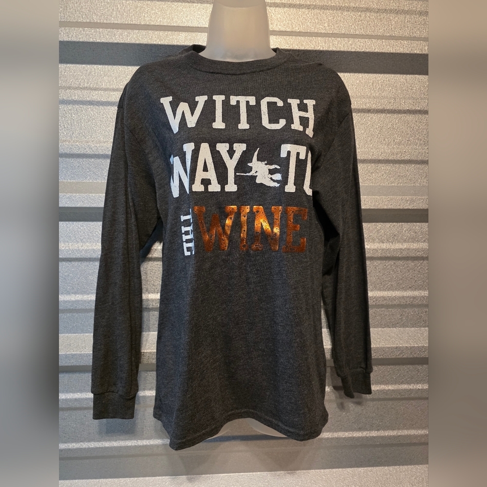 Modern Lux Charcoal Sweatshirt with Gold Print